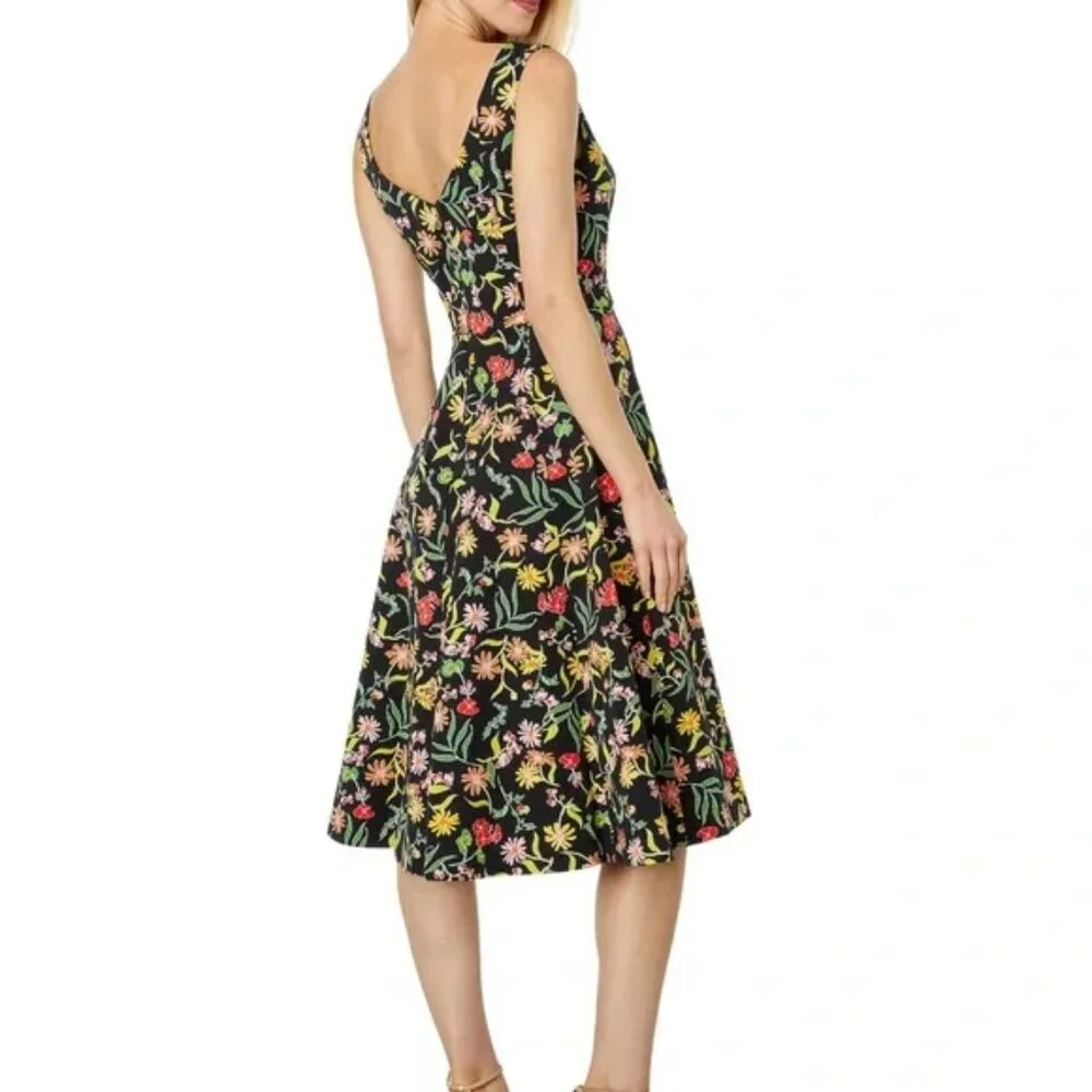 Kate Spade Rooftop Garden Floral Grace Dress - Size 0